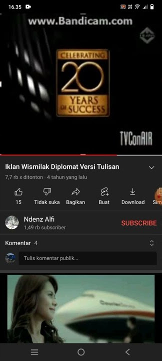 Iklan wismilak Diplomat versi Tulisan (2010-2012)