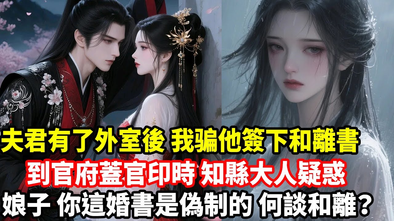 夫君有了外室後，我骗他簽下和離書，到官府蓋官印時，知縣大人疑惑：娘子，你這婚書是偽制的，何談和離？