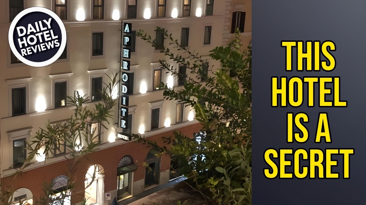 Aphrodite Hotel - This Hotel Is a Secret | Rome, Italy🌟