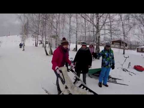 Зимняя сказка. Катание