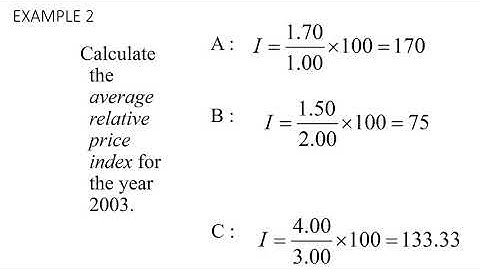 STA104 : Index Number Part1
