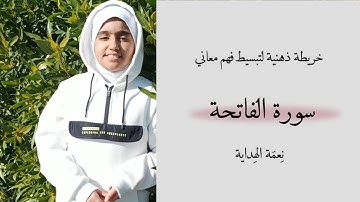 خريطة ذهنية لتبسيط فهم معاني سورة الفاتحة...نِعمَة الهِداية.