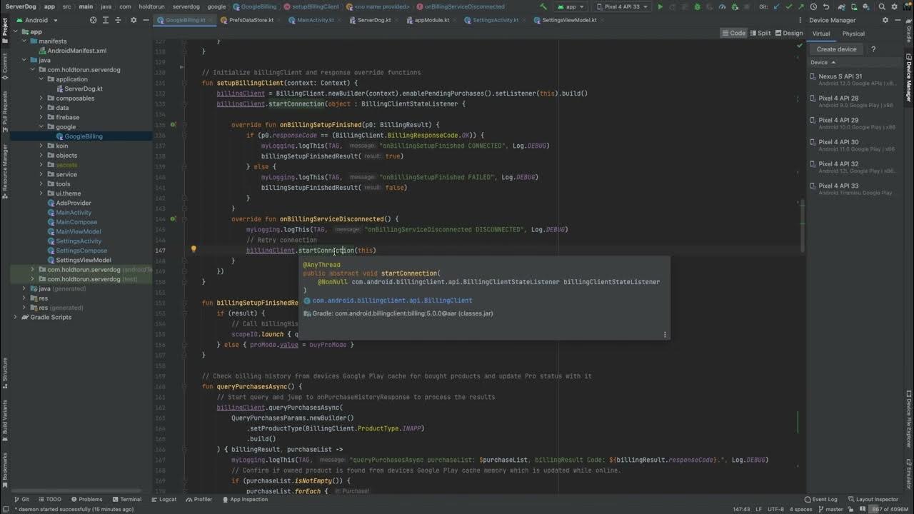 Android Kotlin how to implement Google Billing and in app purchase ...