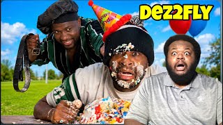 DEZ2FLY: When Having A Birthday Takes A Weird Turn (REACTION) #dez2fly #comedy #reaction #skit