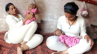 Maa Aur Beti Ka Pyar | Pakistani Mother Baby Care | Village Life In Pakistan
