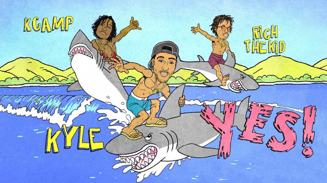 KYLE - YES! feat. Rich The Kid & K CAMP [Lyric Video]