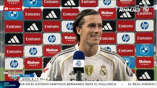 Álvaro Carreras: Declaraciones Post-Partido tras el Real Madrid 2-1 Mallorca | LaLiga 2025