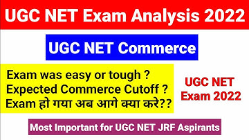 UGC NET Commerce Exam 2022 | Expected Cutoff ? 29 September Commerce Exam analysis | UGC NET MENTOR