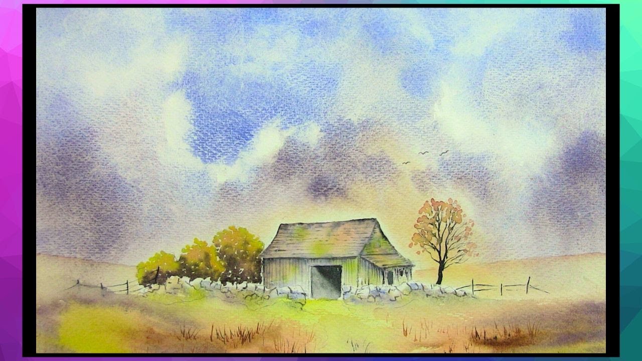 TIPS AND TECHNIQUES.PAINT BEAUTUFUL LANDSCAPES IN AUTUMN COLORS