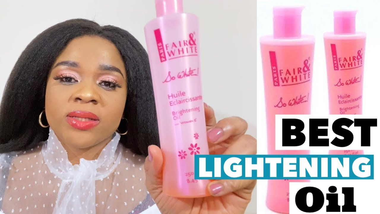 FAIR AND WHITE SO WHITE BRIGHTENING BODY OIL /HONEST REVIEW YouTube