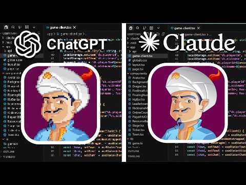 ChatGPT vs Claude Make Akinator From Scratch - YouTube