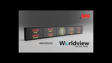 HD22X5C41 Worldview Time Zone Clock by BRG Precision Products.mp4