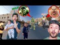 هالك والجزار سيد لحمه الشرير هاجمونا أنا وميمي تيوبر وعز وايمن بالحياه الواقعيه ايمن تحول 