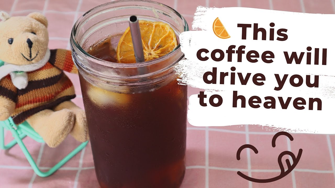 Coffee cold brew with orange juice recipe Fast and simple coffee to