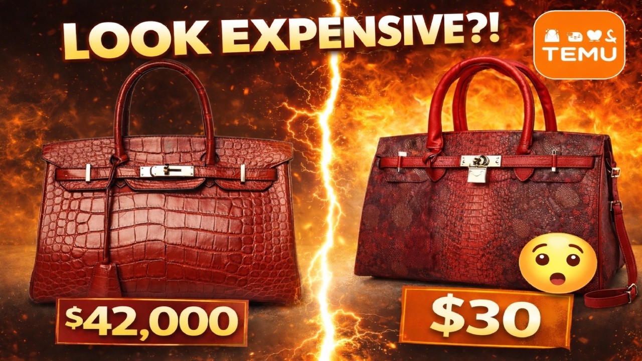 I Found a $42,000 Birkin Dupe on Temu… And It Looks Real 😳