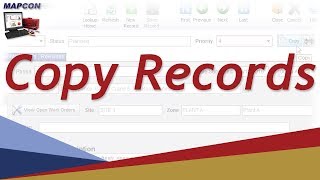 Copy Records -MAPCON CMMS