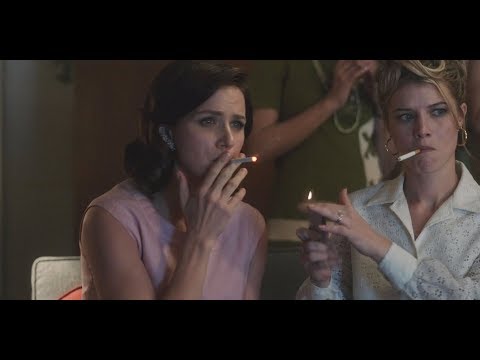 Sarah Jones, Shantel VanSanten, Rebecca Wisocky - smoking in For All Mankind s1e1