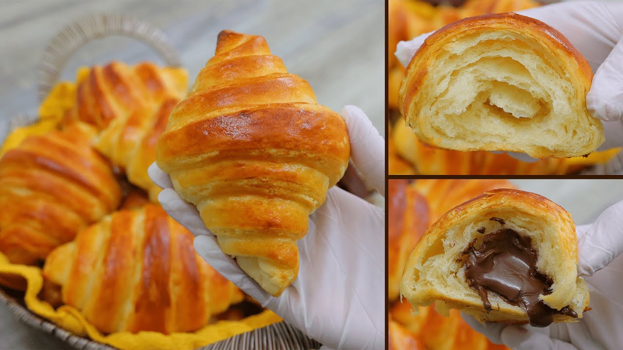 كرواسان بطريقه سهله هش وخفيف مثل السحاب☁ بمكونات متوفره