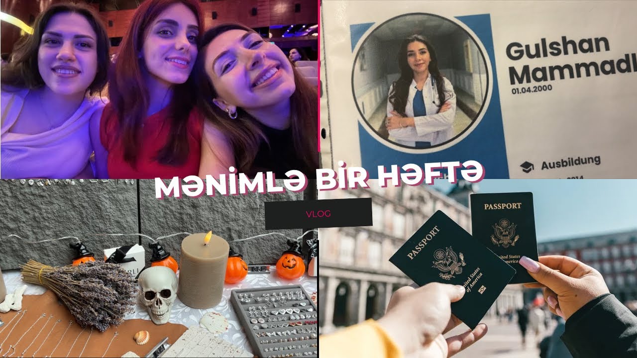 | Həftəlik Vlog | Muzey, Gripin konsert, Viza məsələləri🪗🎶🎤🎸📑☕️ 