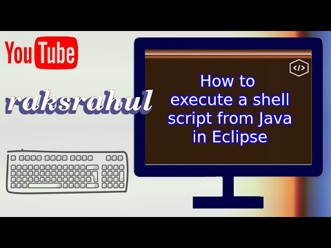 How to execute a shell script from Java in Eclipse
