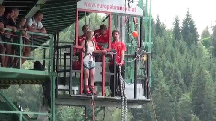 200 m Bungee jump Europa brücke