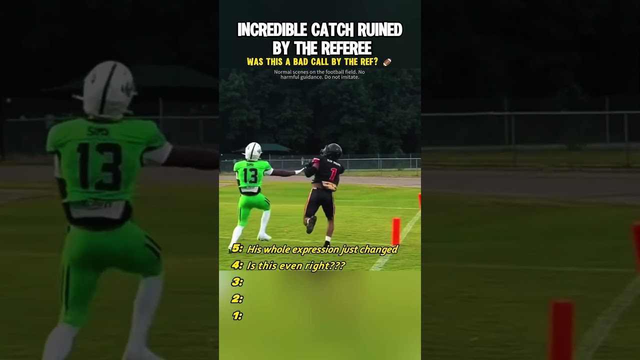 Catch Ruined By Ref #usafootball #football #nfl #highschoolfootball #youthfootball #usa