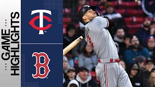 Twins vs. Red Sox Game Highlights (4\/19\/23) | MLB Highlights