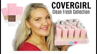 CoverGirl CLEAN FRESH COLLECTION | TRY ON