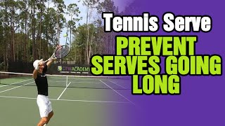 Tennis Serve Tips - How To Prevent Hitting First Serves Going Long