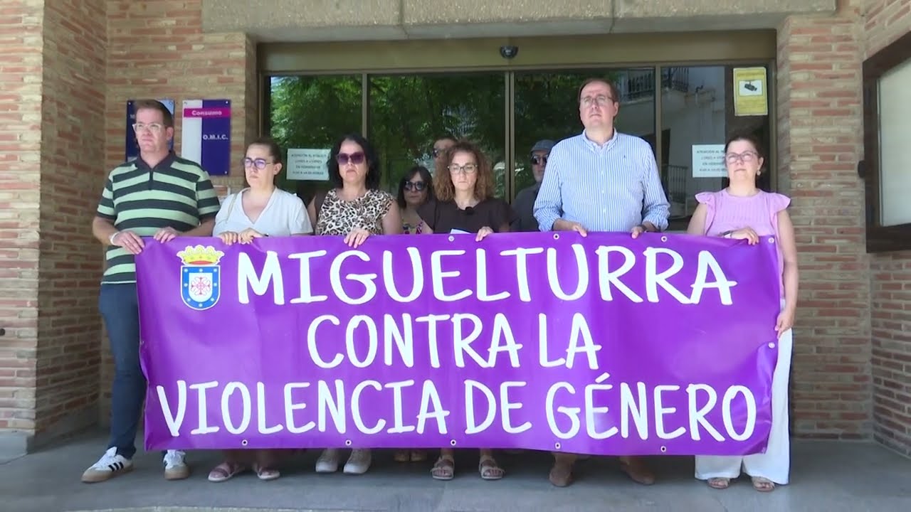 Manifiesto y minuto de silencio víctimas violencia de género, Ayto Miguelturra 17/07/2026