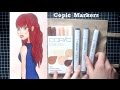 My First Copic Marker Drawing & Review