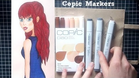 My First Copic Marker Drawing & Review
