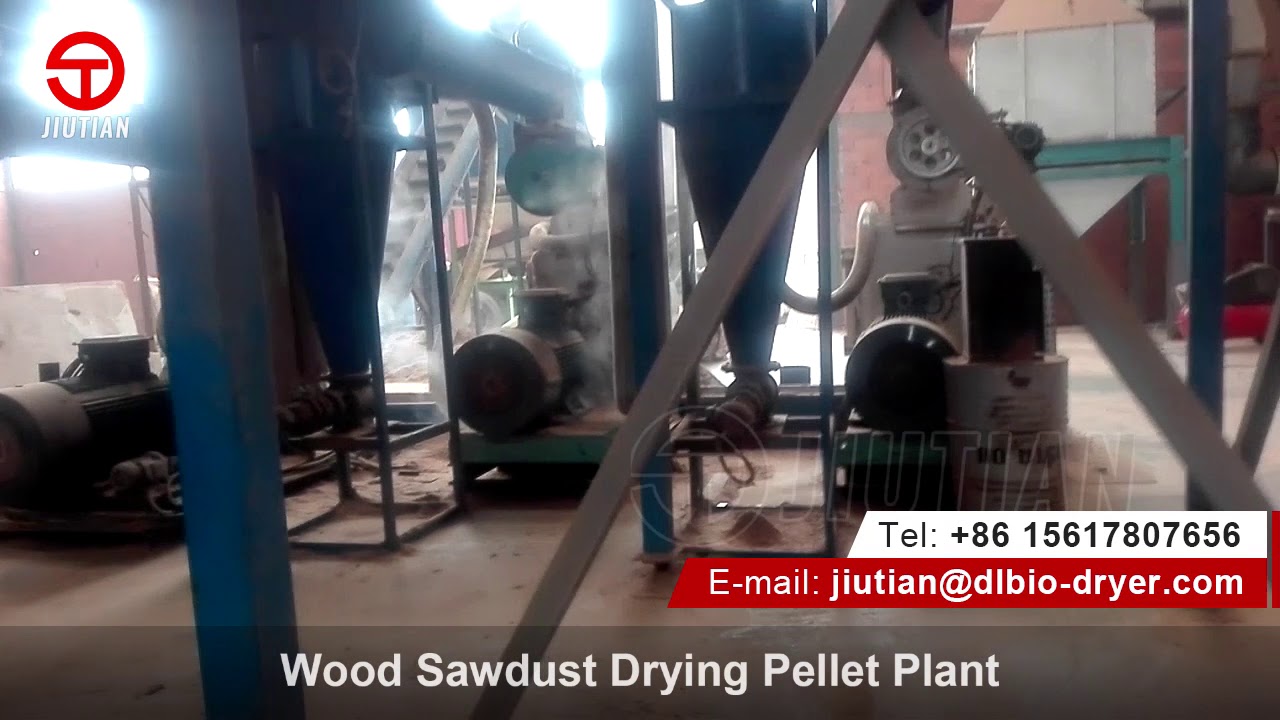 Morocco Wood Chips Drying Pelleting Production Line