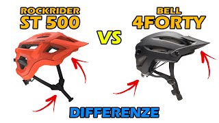 Confronto Caschi Mtb  Bell 4forty Vs Rockrider St 500 Recensione Differenze E Pareri