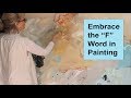 Embrace the f word in abstract painting  art with adele