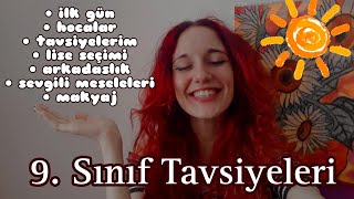 9. Sınıf Tavsiyelerii 🌻 | #lise #lgs