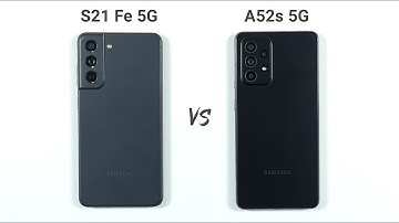 Samsung S21 FE 5G vs Samsung A52s 5G | Speed Test | Camera Test