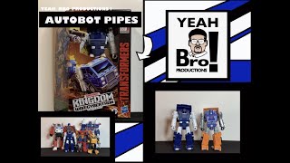 Transformers Generations War For Cybertron: Kingdom WFC-K32  deluxe Autobot Pipes 4K I video Review