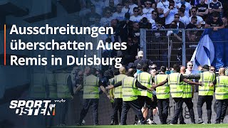 Abbruch drohte - Erzgebirge Aue nimmt einen Punkt aus Duisburg mit | Sport im Osten | MDR