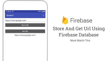 How to store and get URL using firebase database in kodular, app inventory, niotron etc
