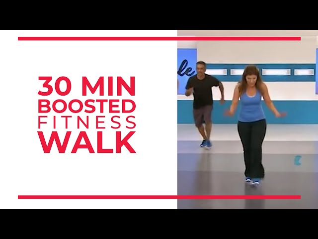 30 Minute Boosted Fitness Walk | Walk at Home class=