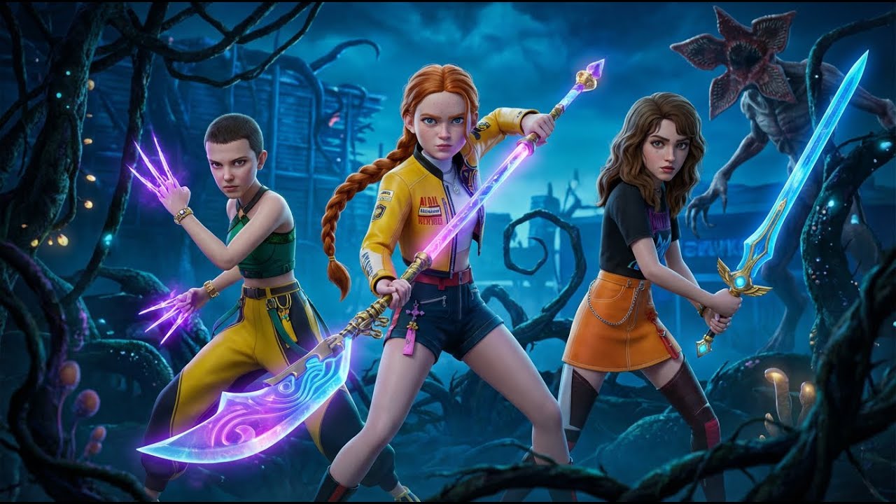 Stranger Things X K-pop Demon Hunter | Motion Poster by AI 