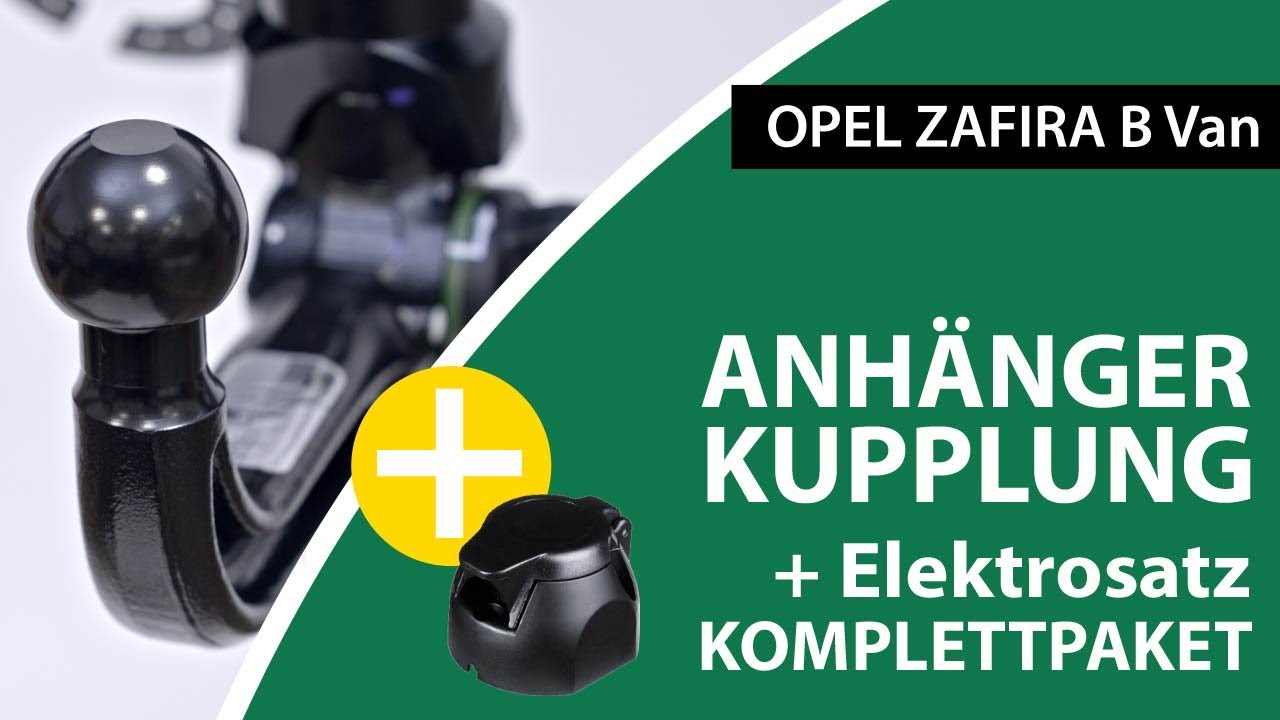 Anhängerkupplung abnehmbar OPEL ZAFIRA B Van  Oris Komplettsatz + Montage  von Rameder 