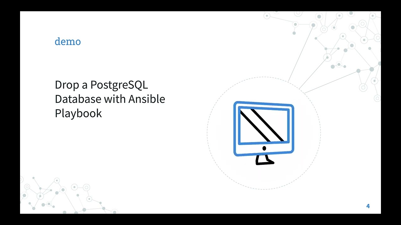 Watch: Drop a PostgreSQL Database - Ansible | AnsiblePilot