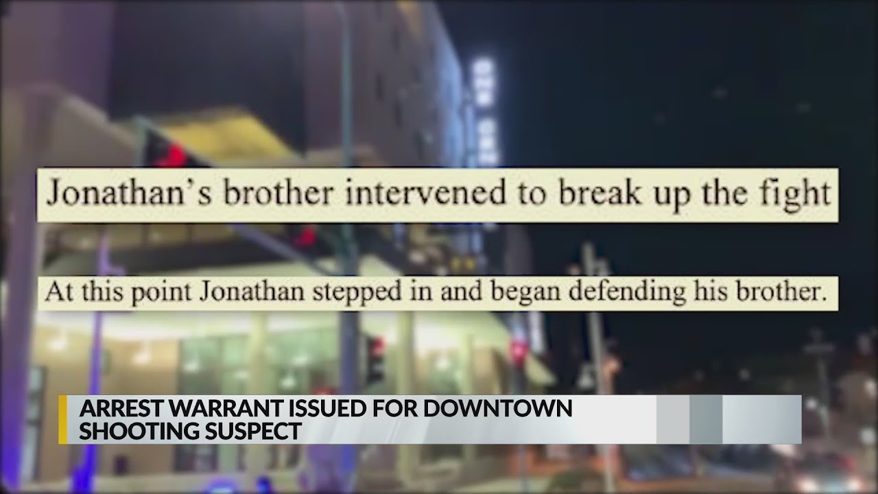 Arrest warrant issued for downtown shooting suspect - YouTube