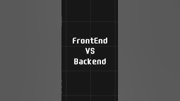 Frontend vs Backend 🔥 #programming #coding #frontend #backend