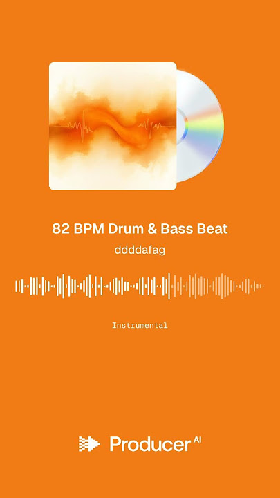 82 BPM Drum & Bass Beat