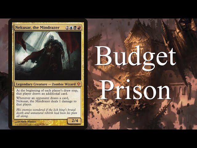 mtg commander prison deck Captain N'ghathrod Horror Tribal Mill Magic MTG Commander Deck main image 0