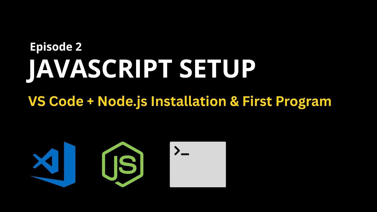 JavaScript Setup - VS Code Installation & First Program | Bangla Code ...
