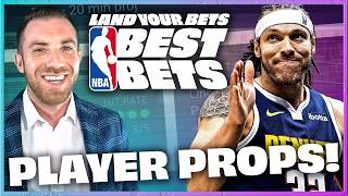 My Top 3 NBA Player Prop Best Bets + Full Slate w: Projections | Wednesday April 8 | Land Your Bets screenshot 5
